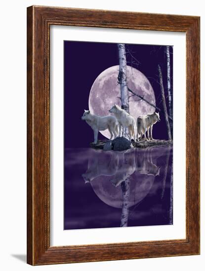 Moonset Point-Gordon Semmens-Framed Giclee Print