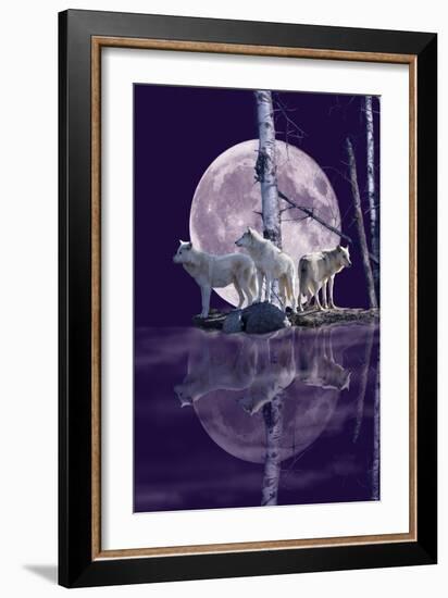 Moonset Point-Gordon Semmens-Framed Giclee Print