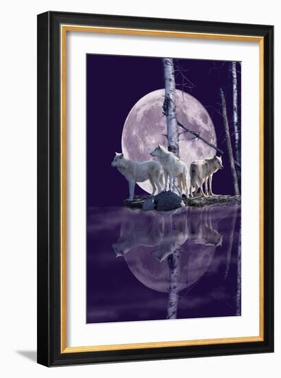 Moonset Point-Gordon Semmens-Framed Giclee Print