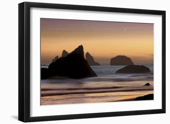 Moonset-Mike Jones-Framed Giclee Print