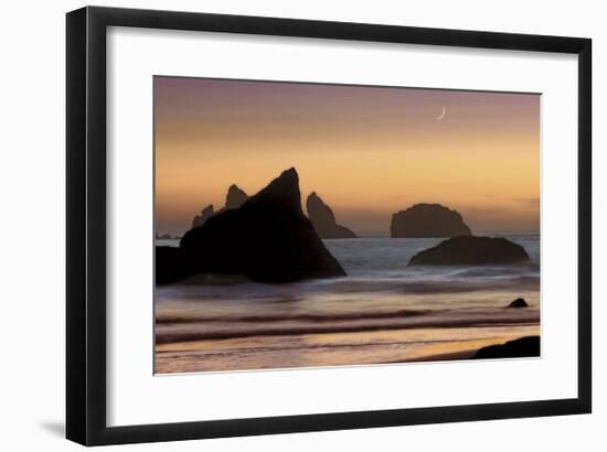 Moonset-Mike Jones-Framed Giclee Print