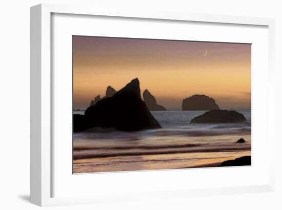 Moonset-Mike Jones-Framed Giclee Print