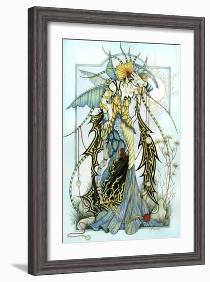 Moonstones the Enchantress-Linda Ravenscroft-Framed Giclee Print