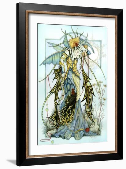 Moonstones the Enchantress-Linda Ravenscroft-Framed Giclee Print