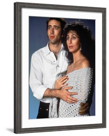 "Moonstruck" ..Cher. Nicholas Cage..Classic Romcom Movie Poster Various Sizes 