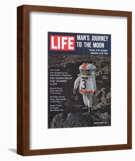 Moonsuit Being Tested, April 27, 1962-Fritz Goro-Framed Photographic Print