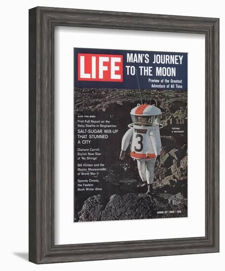 Moonsuit Being Tested, April 27, 1962-Fritz Goro-Framed Photographic Print