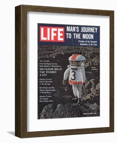 Moonsuit Being Tested, April 27, 1962-Fritz Goro-Framed Photographic Print