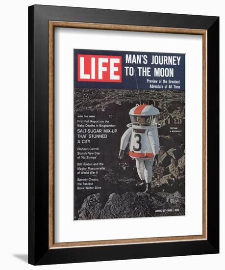 Moonsuit Being Tested, April 27, 1962-Fritz Goro-Framed Photographic Print