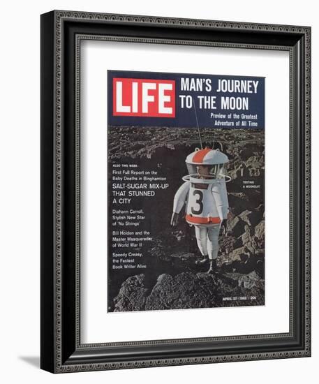 Moonsuit Being Tested, April 27, 1962-Fritz Goro-Framed Photographic Print