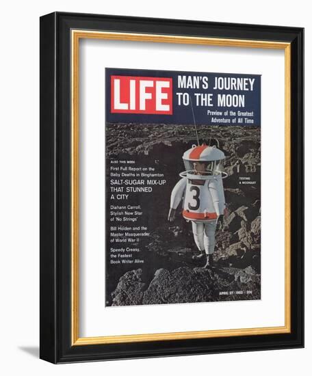 Moonsuit Being Tested, April 27, 1962-Fritz Goro-Framed Photographic Print