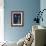 Moony Light!-Blue Fish-Framed Art Print displayed on a wall