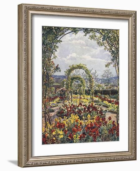 Moor Park Garden 1908-Beatrice Parsons-Framed Art Print