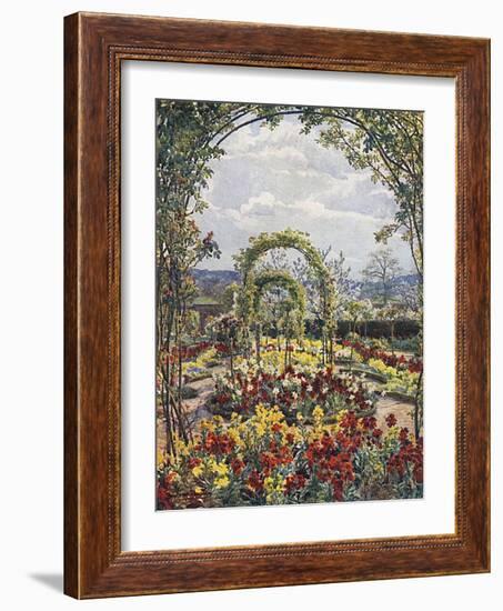 Moor Park Garden 1908-Beatrice Parsons-Framed Art Print