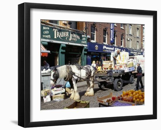 Moore Street Market, Dublin, County Dublin, Eire (Ireland)-Ken Gillham-Framed Photographic Print