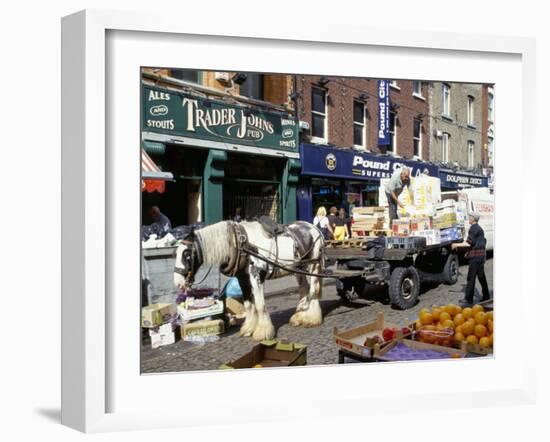 Moore Street Market, Dublin, County Dublin, Eire (Ireland)-Ken Gillham-Framed Photographic Print