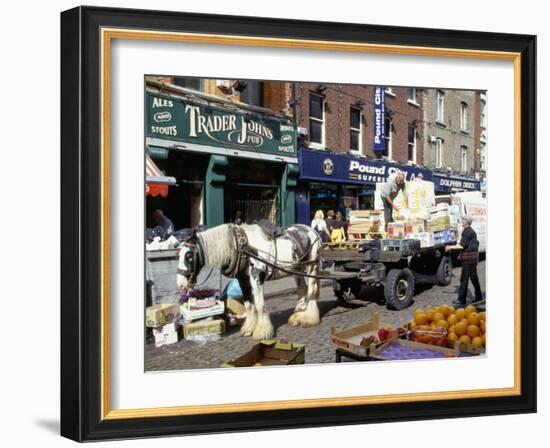 Moore Street Market, Dublin, County Dublin, Eire (Ireland)-Ken Gillham-Framed Photographic Print
