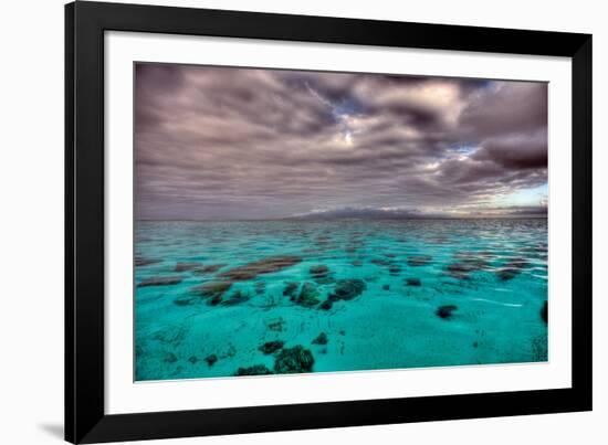 Moorea Lagoon-Nathan Secker-Framed Giclee Print