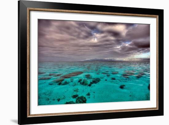 Moorea Lagoon-Nathan Secker-Framed Giclee Print