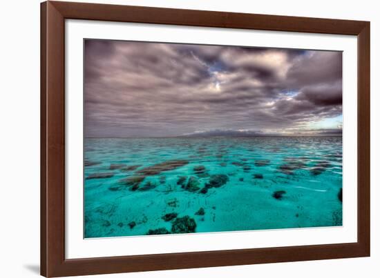 Moorea Lagoon-Nathan Secker-Framed Giclee Print