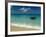 Moored Boat, Grand Anse Beach, Grenada, Caribbean-John Miller-Framed Photographic Print