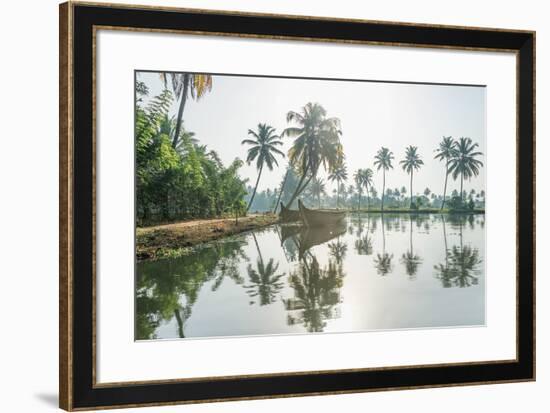 Moored Reflection-Bobby Joshi-Framed Giclee Print