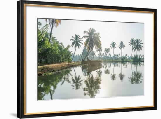 Moored Reflection-Bobby Joshi-Framed Giclee Print