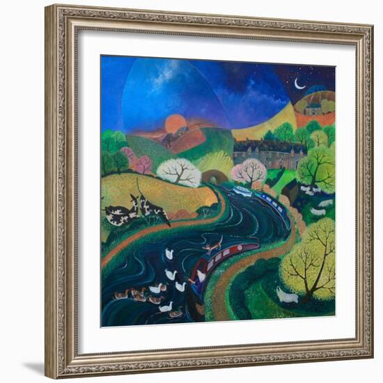 Moored Up for the Night, 2012-Lisa Graa Jensen-Framed Giclee Print