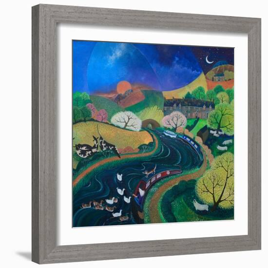 Moored Up for the Night, 2012-Lisa Graa Jensen-Framed Giclee Print