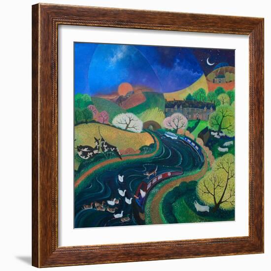 Moored Up for the Night, 2012-Lisa Graa Jensen-Framed Giclee Print