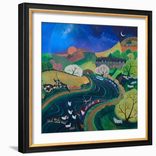 Moored Up for the Night, 2012-Lisa Graa Jensen-Framed Giclee Print