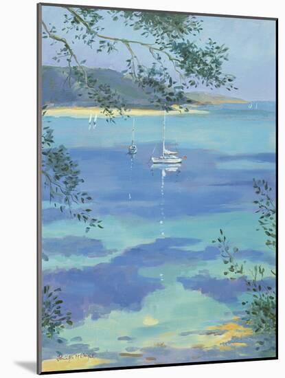 Moored Yacht - Perfect Day, 2000-Jennifer Wright-Mounted Giclee Print