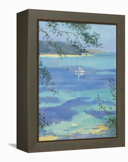 Moored Yacht - Perfect Day, 2000-Jennifer Wright-Framed Premier Image Canvas