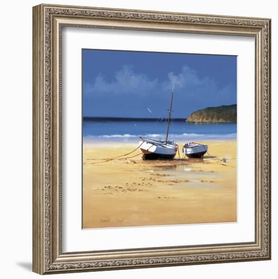 Moorings Low Tide-David Short-Framed Giclee Print