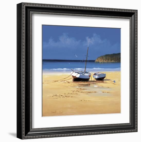 Moorings Low Tide-David Short-Framed Giclee Print