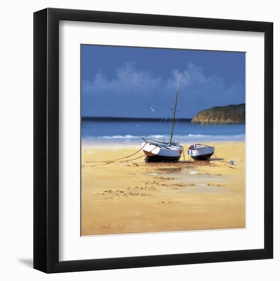 Moorings Low Tide-David Short-Framed Giclee Print