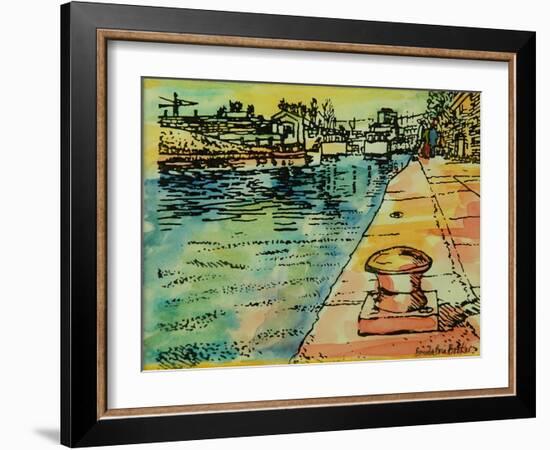 Moorings-Brenda Brin Booker-Framed Giclee Print