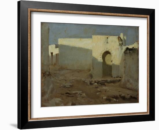 Moorish Buildings in Sunlight, 1879-80-John Singer Sargent-Framed Giclee Print