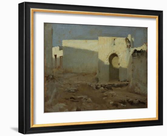 Moorish Buildings in Sunlight, 1879-80-John Singer Sargent-Framed Giclee Print