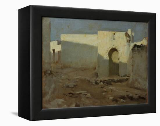 Moorish Buildings in Sunlight, 1879-80-John Singer Sargent-Framed Premier Image Canvas