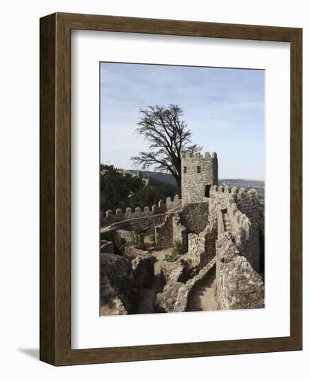 Moorish Castle (Castelo Dos Mouros) Walls and Ramparts, UNESCO World Heritage Site, Sintra, Distric-Stuart Forster-Framed Photographic Print