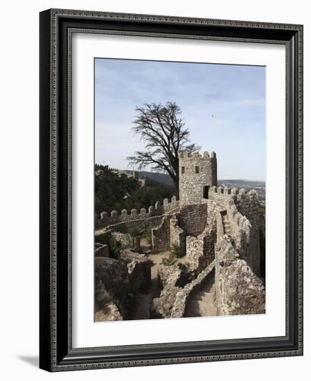 Moorish Castle (Castelo Dos Mouros) Walls and Ramparts, UNESCO World Heritage Site, Sintra, Distric-Stuart Forster-Framed Photographic Print