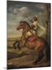 Moorish Chieftain on Horseback-Tim Ashkar-Mounted Art Print