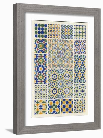 Moorish Design-Owen Jones-Framed Art Print