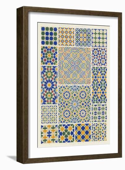 Moorish Design-Owen Jones-Framed Art Print