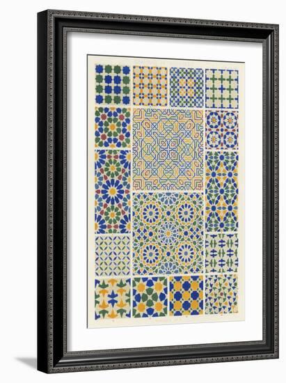 Moorish Design-Owen Jones-Framed Art Print