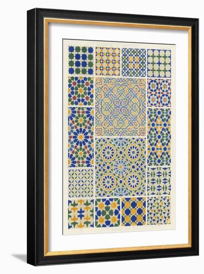 Moorish Design-Owen Jones-Framed Art Print