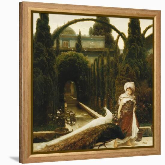 Moorish Garden; a Dream of Granada-Frederick Leighton-Framed Premier Image Canvas