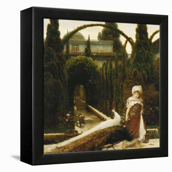 Moorish Garden; a Dream of Granada-Frederick Leighton-Framed Premier Image Canvas