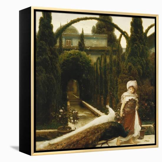 Moorish Garden; a Dream of Granada-Frederick Leighton-Framed Premier Image Canvas